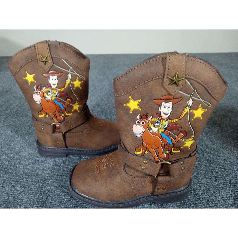 Disney Pixar Toy Story Cowboy Boots – Woody & Bullseye | Toddler Size 7 M | NWT